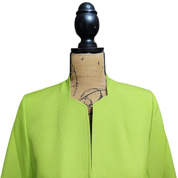 Evan-Picone Black Label Kiwi Crepe Blazer Jacket 6 NWT - Picture 8 of 11